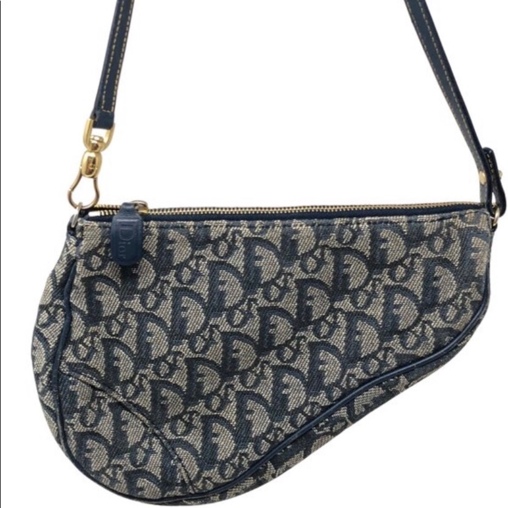 Dior Monogram saddle bag